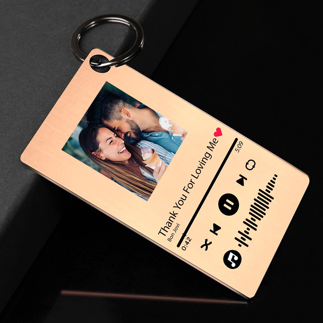 Custom Photo Scannable Music Code Music Plaque Gifts For Her/Him