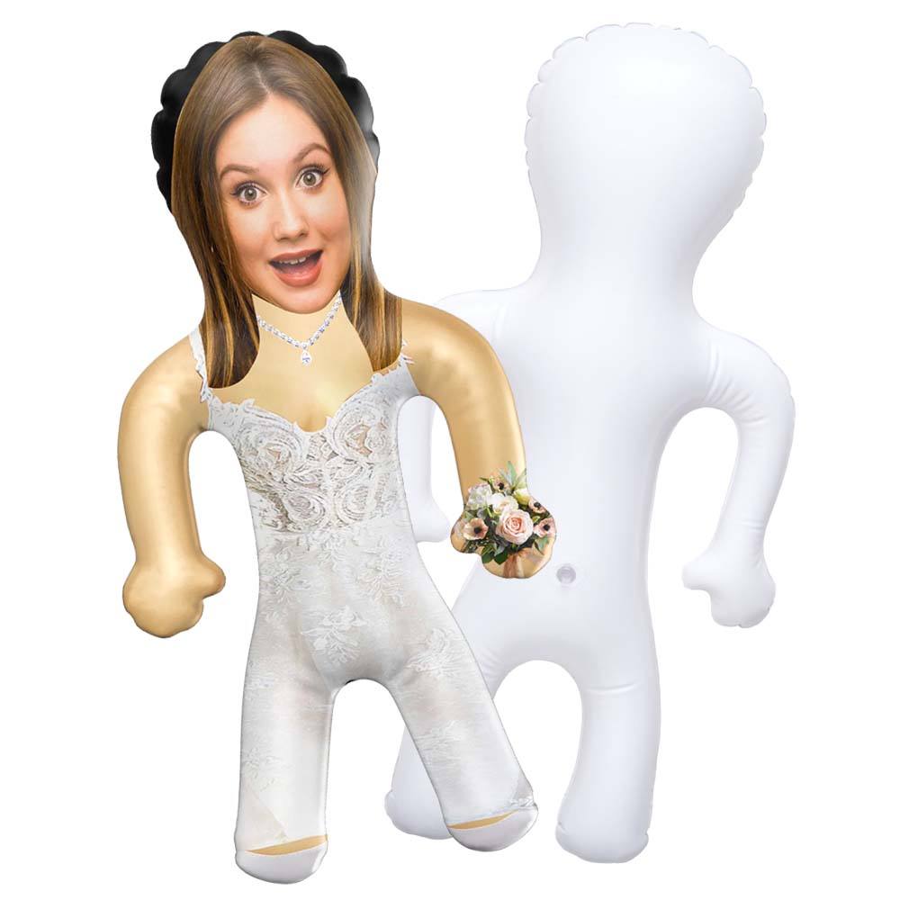Customized Bridal Balloons Bachelor Party Favors Blow up Doll with Custom Face Balloon Dolls with Face Inflatable Doll