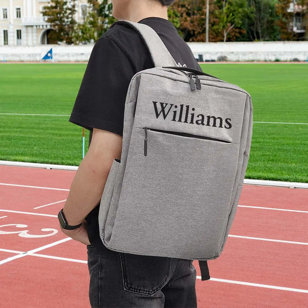 Personalized Name Backpack College School Computer Bag Gift for for Men or Women Fits 15.6 Inch Notebook