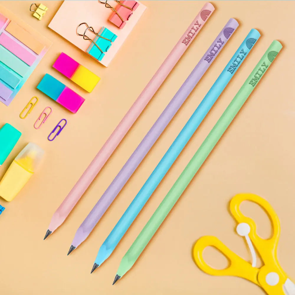 Personalized Pencil Custom School Supplies School Enrollment Back to School Gift