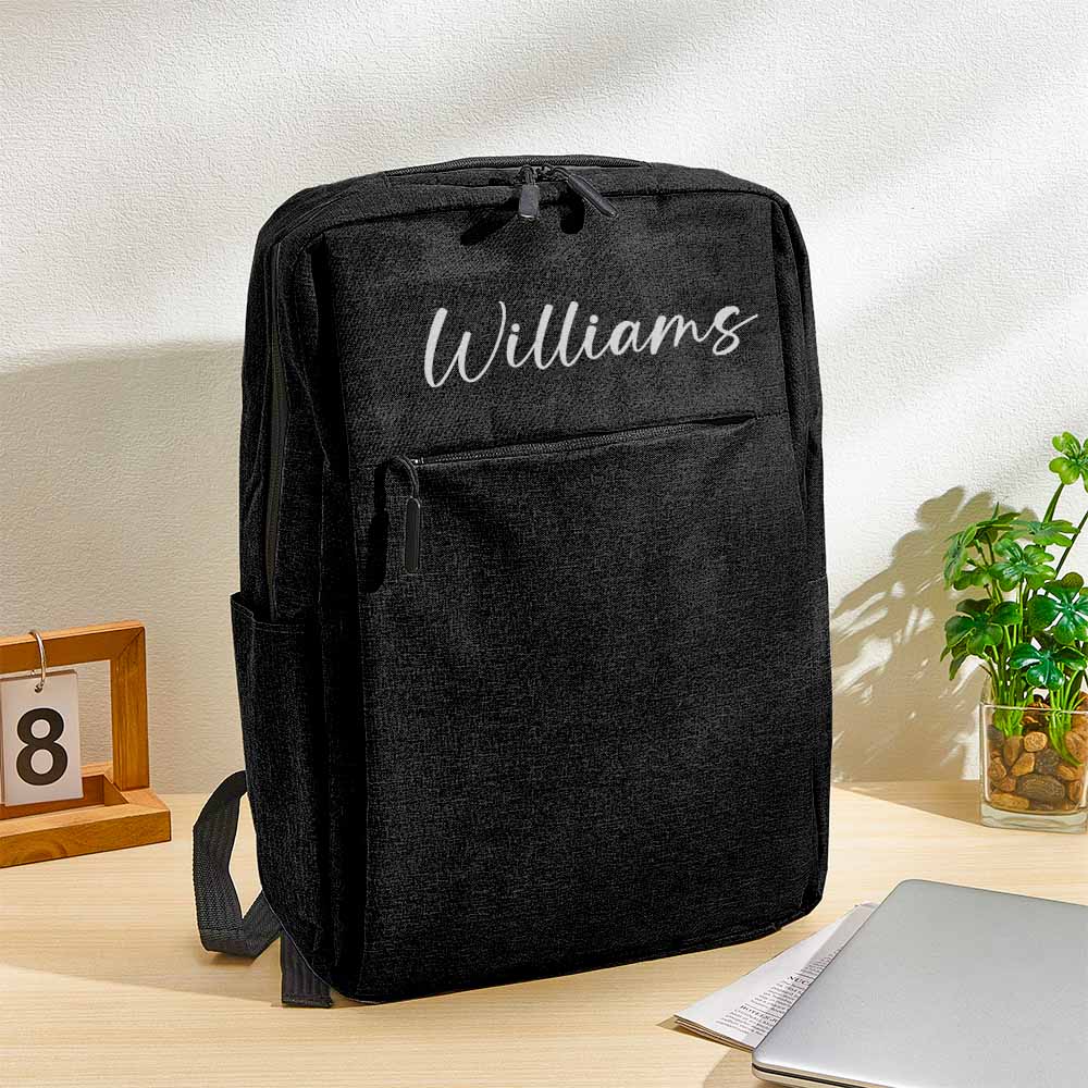 Personalized Name Backpack College School Computer Bag Gift for for Men or Women Fits 15.6 Inch Notebook
