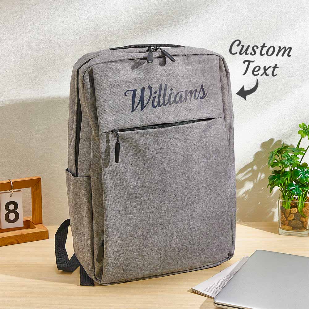 Personalized Name Backpack College School Computer Bag Gift for for Men or Women Fits 15.6 Inch Notebook