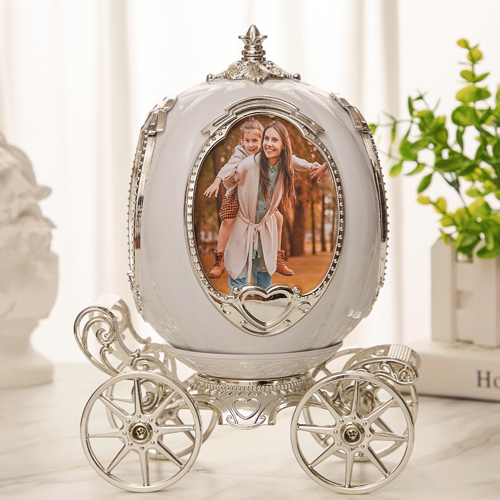 Custom Photo Frame Carriage Music Box