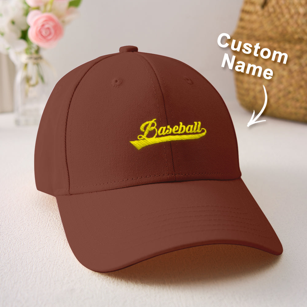 Personalized Team Caps Game Day Gift Idea for Teammates and Sports Fans Back to School Gift