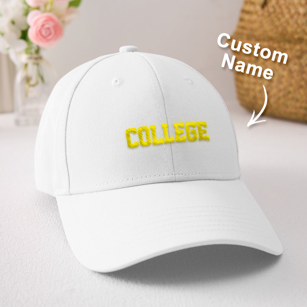 Personalized Team Caps Game Day Gift Idea for Teammates and Sports Fans Back to School Gift