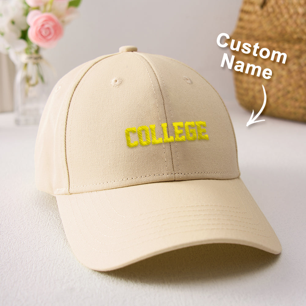 Personalized Team Caps Game Day Gift Idea for Teammates and Sports Fans Back to School Gift