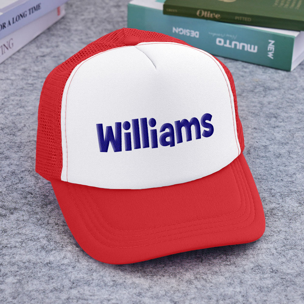 Custom Puff Print Trucker Hat Personalized Name Foam Trucker Caps for Adult Back to School Gift
