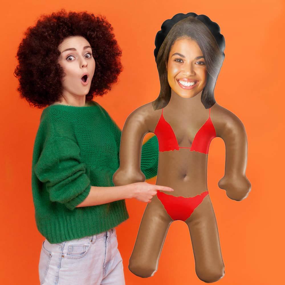 Bride Blow up Doll Custom Inflatable Hen Party Bachelor Party Favors with Custom Face Balloon Dolls with Face Inflatable Doll