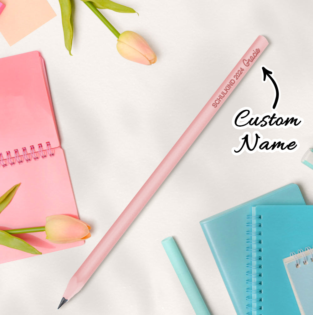 Personalized Pencil Custom School Supplies School Enrollment Back to School Gift