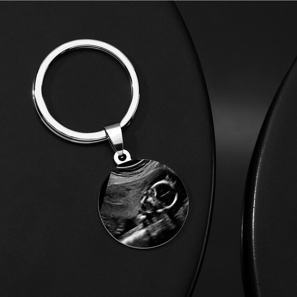 Daddy to Be Keychain Sonogram Ultrasound Baby Announcement New Dad Gift for Him Pregnancy Photo from