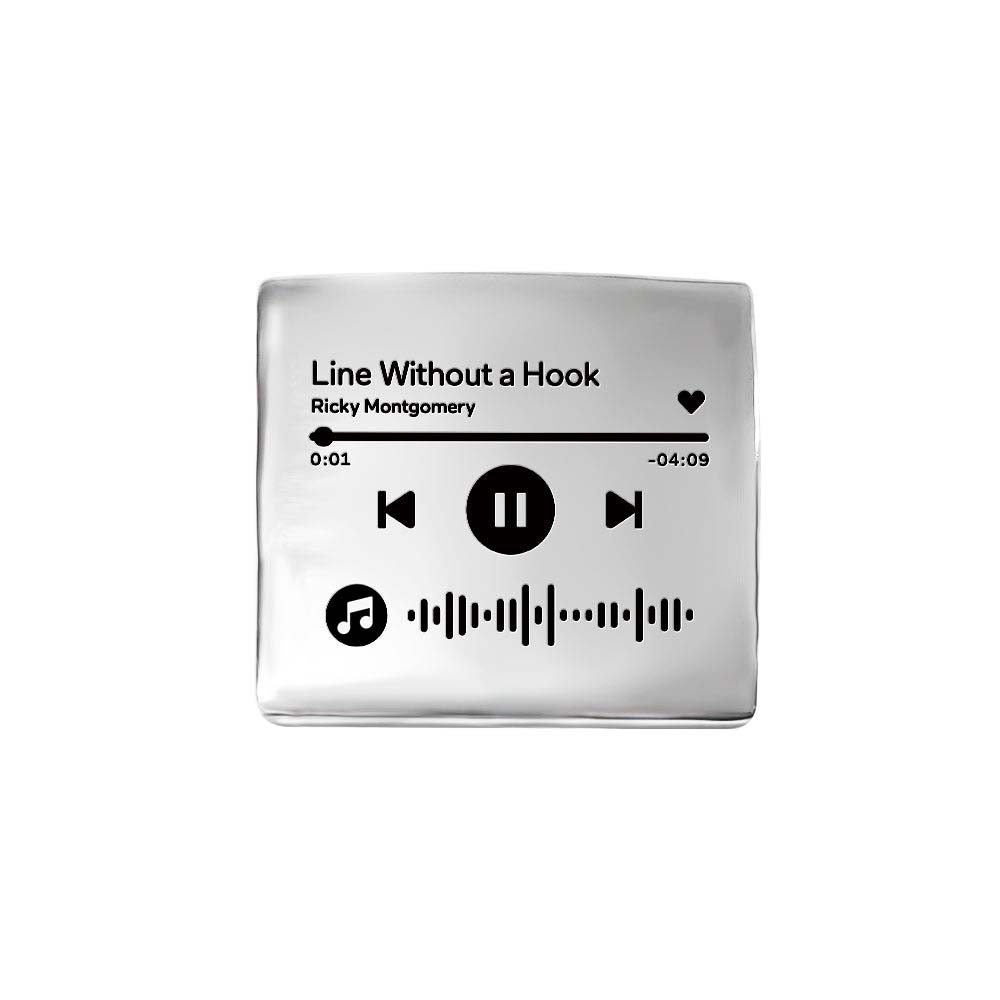 Custom Scannable Music Code Apple Watch Charm Sport Band Charm Personalized Smart Watch Jewelry Accessory