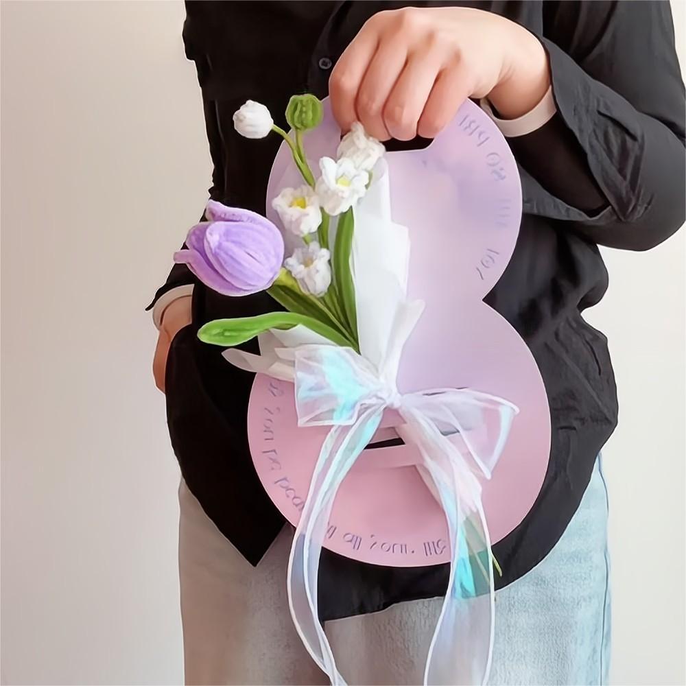 Pipe Cleaner Flowers Bouquet Handmade Twist Stick Bouquet Gift for Lover