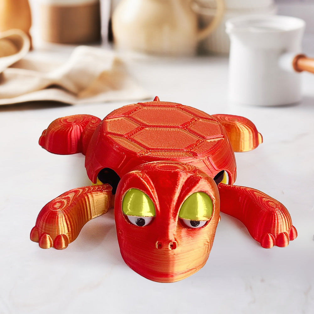 3D Printed Funny Turtle Coaster Creative Open Eyed Turtle Cup Holder Gift for Turtle Lover