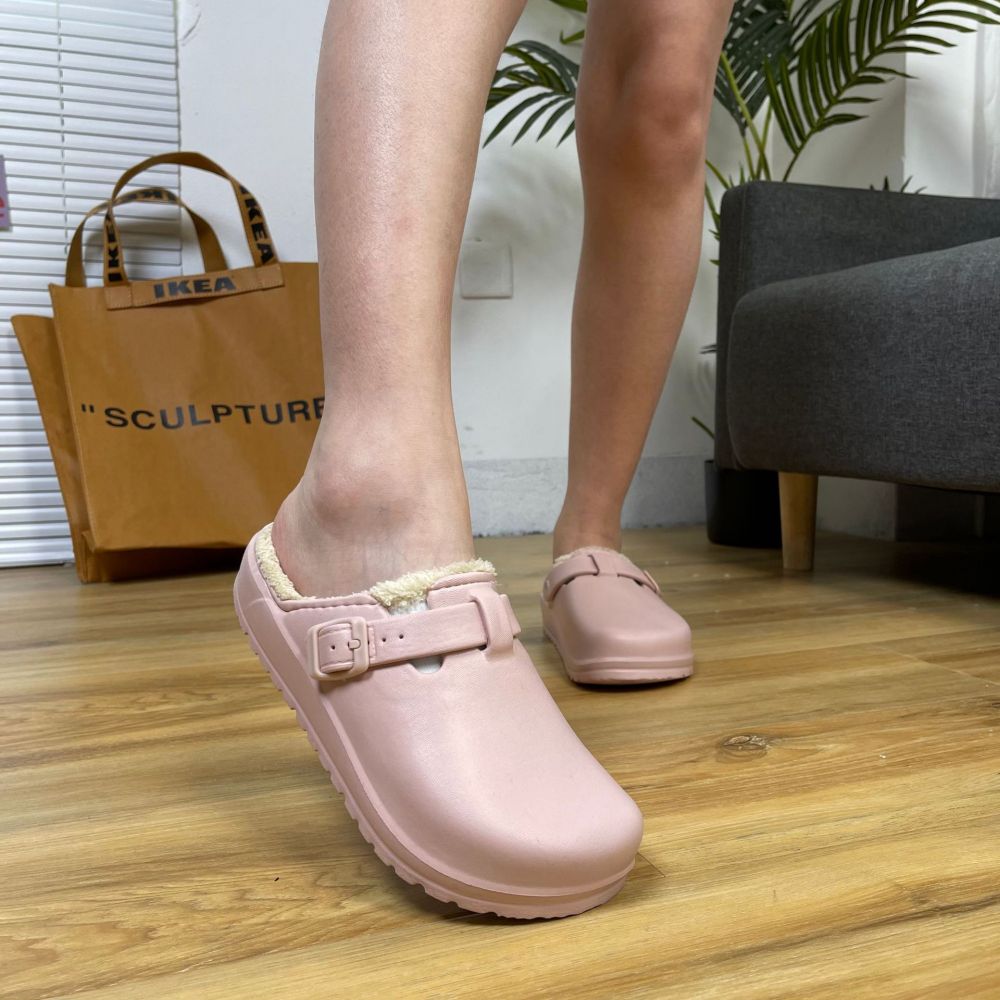 Laboratory Clogs Comfort Mules Close Toe Nurse Shoes Slip On Garden Cotton Slippers