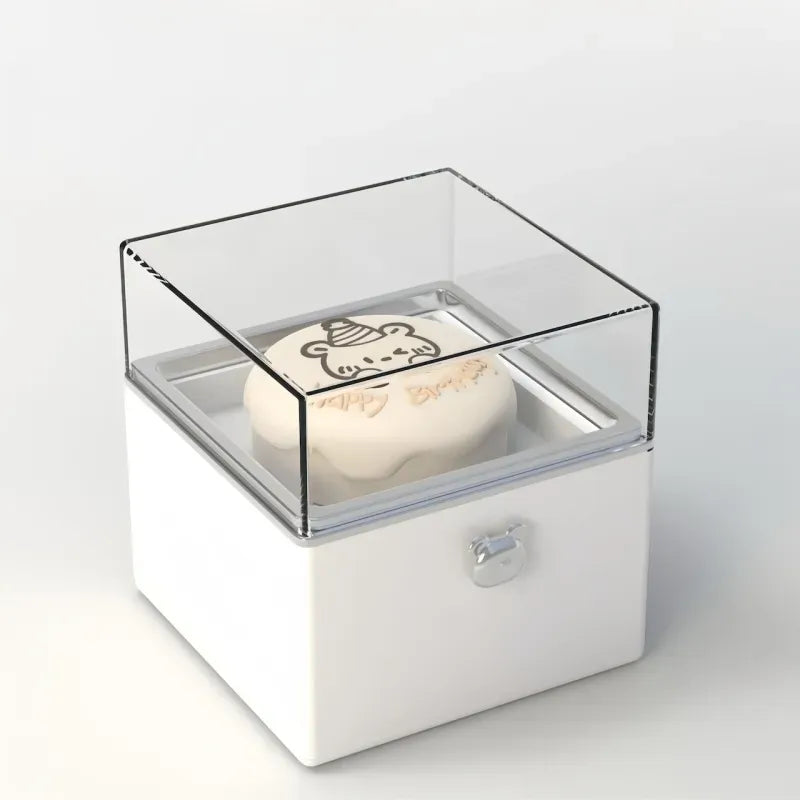 Magical Bear Cake Ring Box Surprise Gift Birthday Gift With Open Adjustable Promise Ring Gift For Lover For Her
