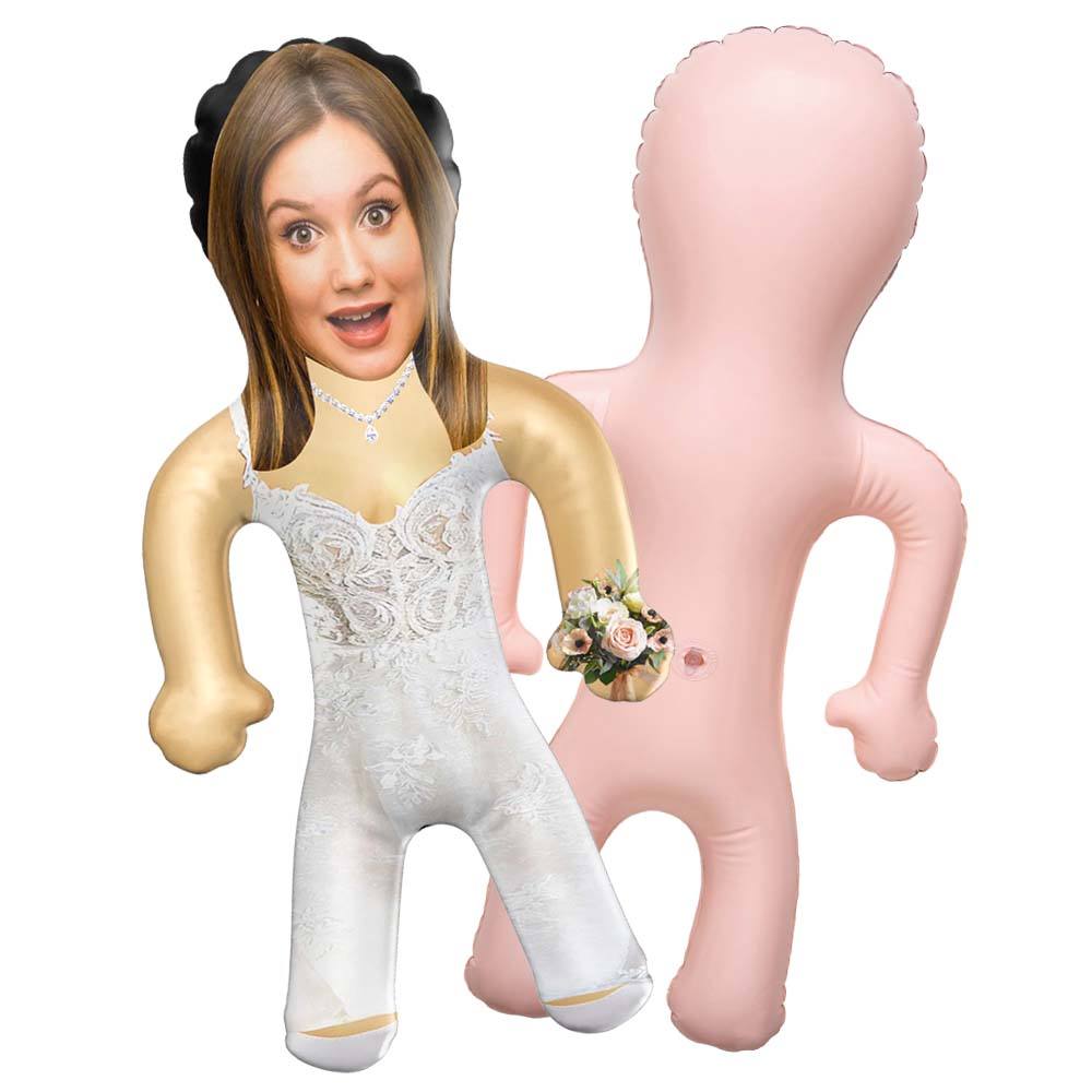 Customized Bridal Balloons Bachelor Party Favors Blow up Doll with Custom Face Balloon Dolls with Face Inflatable Doll