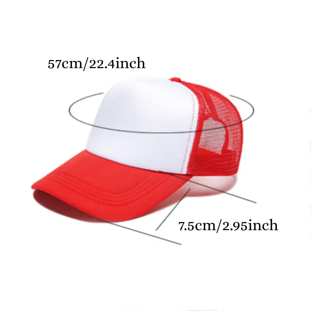 Custom Puff Print Trucker Hat Personalized Name Light-changing Foam Trucker Caps Back to School Gift