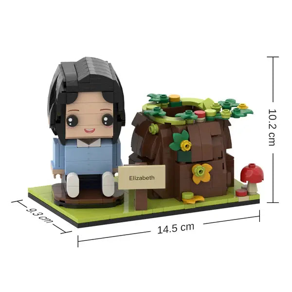 Custom Brick Figures Pen Holder Personalized Brick Figures and Pen Holder Custom Brick Figure & Tree