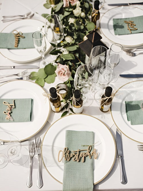 Personalized Wedding Place Cards Table Names Custom Guest Names Table Decorations Gift for Wedding