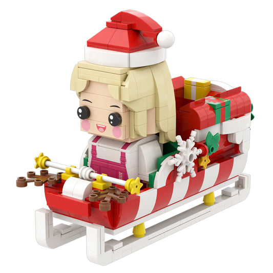 Custom Christmas Brick Figures Pen Holder Personalized Brick Figures and Pen Holder Custom Brick Figure