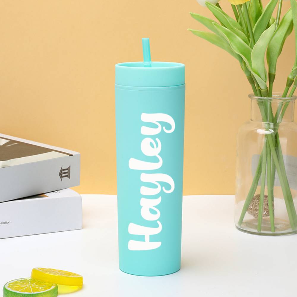 Personalized Plastic Sippy Cup Wedding Gift - Custom Engraved