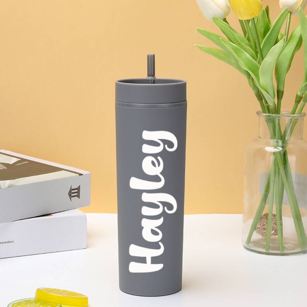 Personalized Plastic Sippy Cup Wedding Gift - Custom Engraved