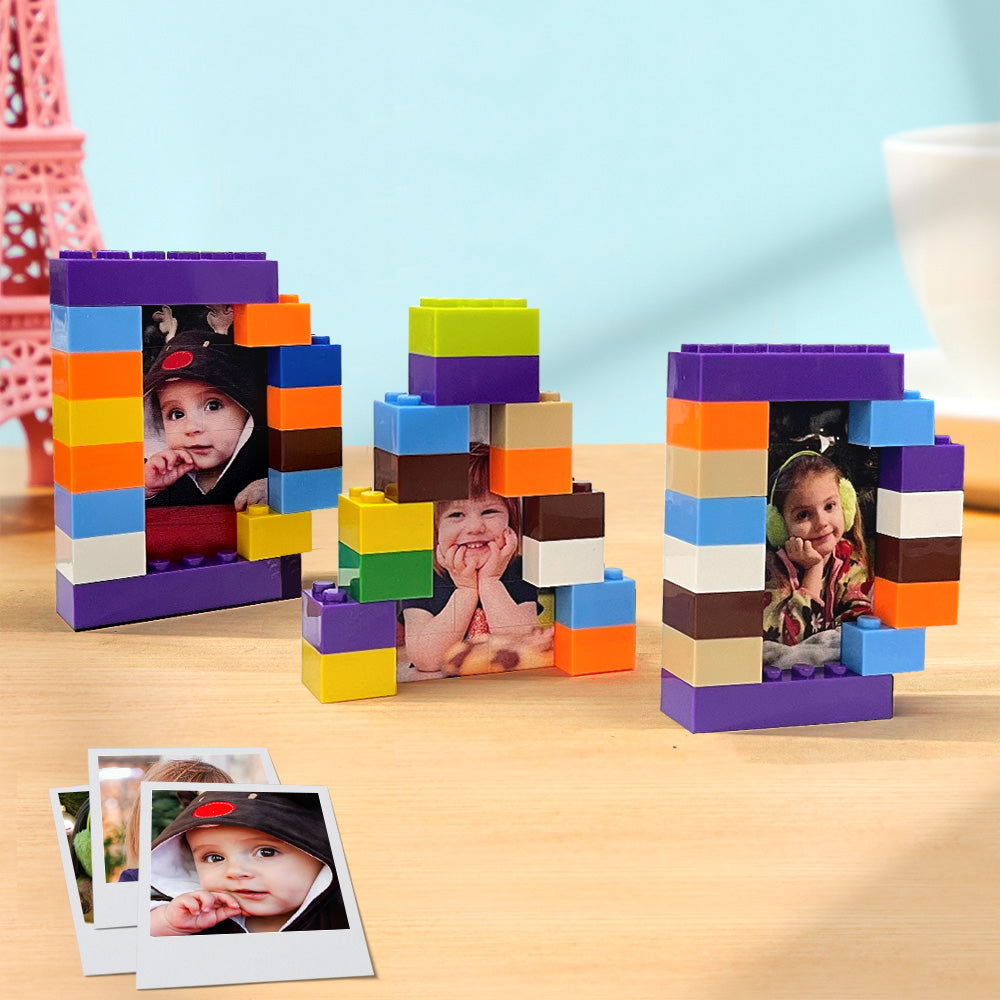 Custom Dad Building Brick Puzzles Personalised Photo Building Blocks