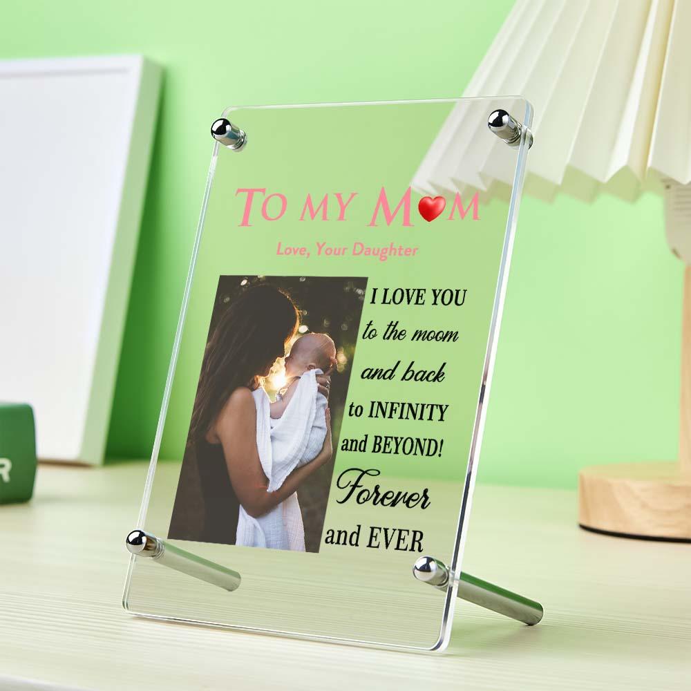 Mother's Day Gift Custom Photo Keychian/Plaque/Night Light For Mom