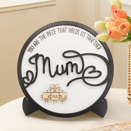 Mother's Day Jigsaw You Are the Piece That Holds Us Together Mother's Day Gift