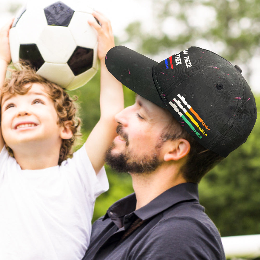 Personalized Light Saber I Am Their Father Starry Sky Baseball Cap Gift for Father