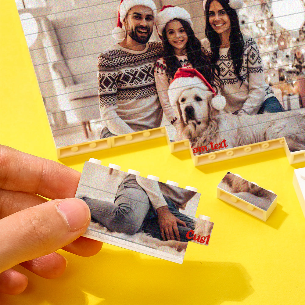 Personalized Gift Custom Building Brick Photo Block Personalised Brick Puzzles Gift for Mom