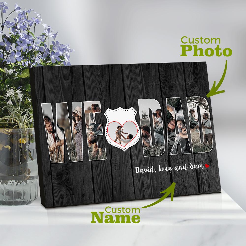 Custom Home Wall Decor Father's Day Gift For Father from My Dearest Dad Gift for Father's Day