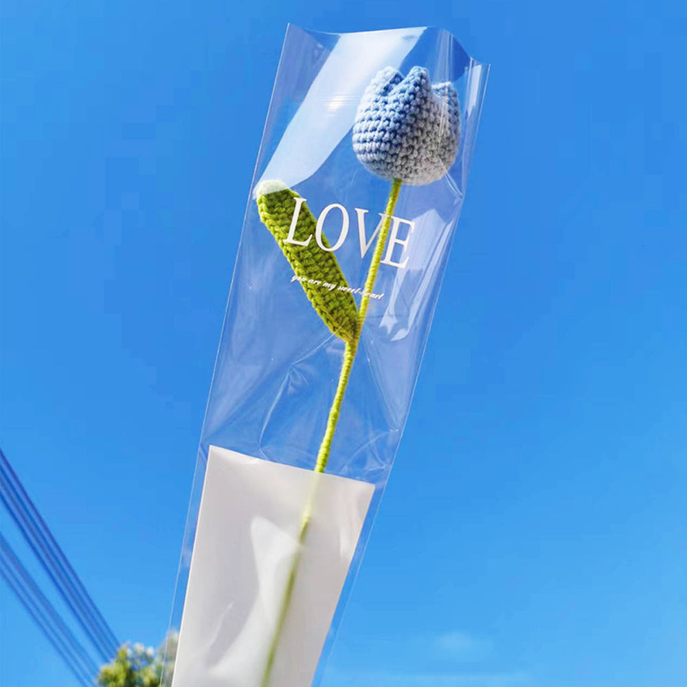 1pc Crochet Flower Handmade Knitted Flower Wedding Gift