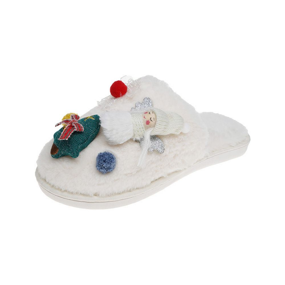 Christmas Slippers Christmas Tree Angel Comfortable Slippers