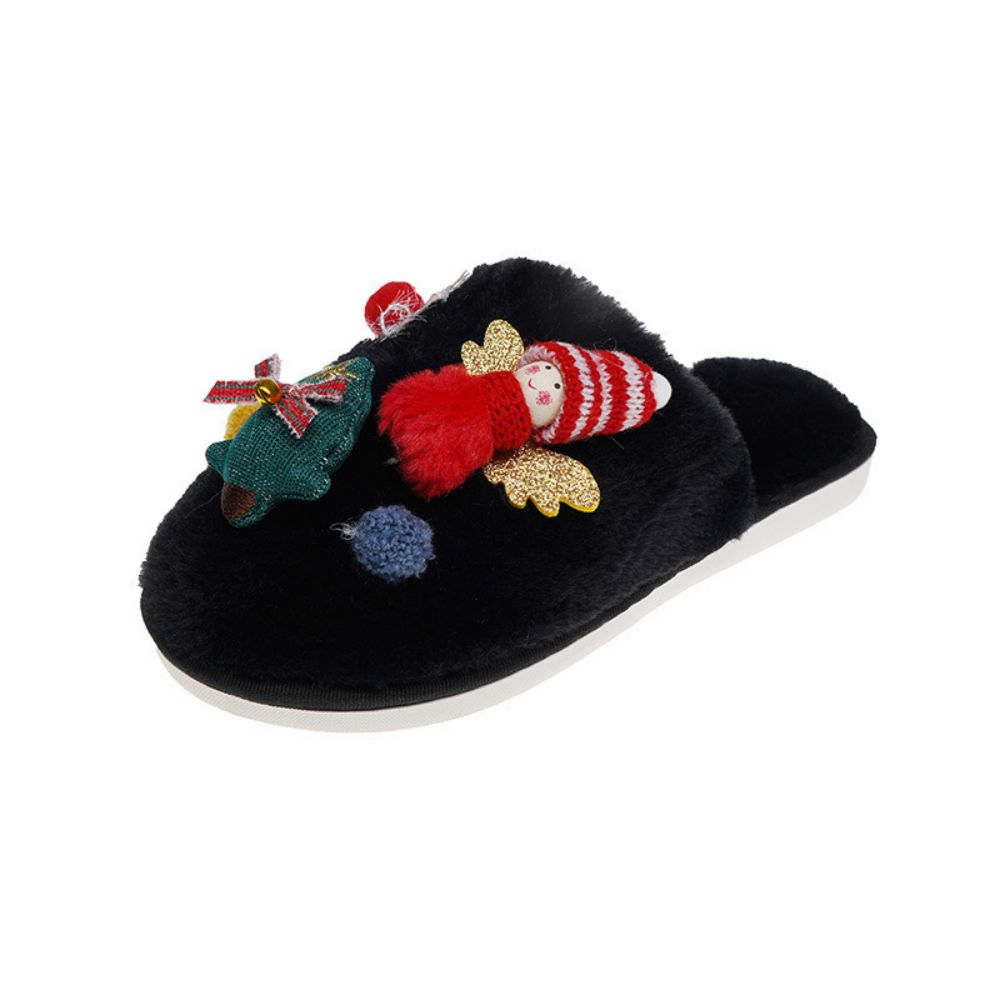 Christmas Slippers Christmas Tree Angel Comfortable Slippers