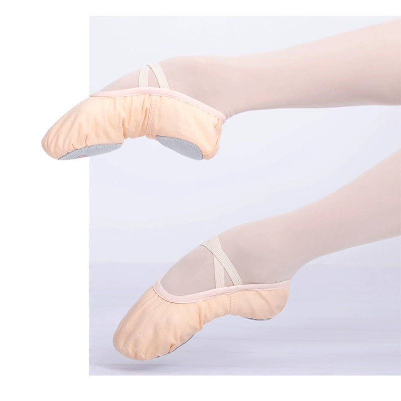 Women Girls Ballet Shoes Children Adult Ballet Shoes Canvas Split Sole Ballet Shoes Gymnastics Yoga Dancing Shoes