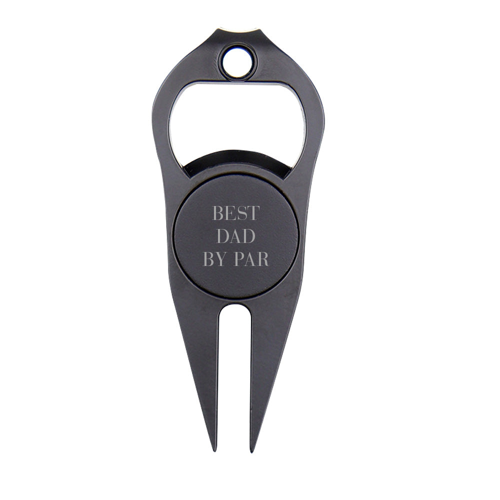 Personalized Multipurpose Golf Fork Ball Marker Bottle Opener Gifts for Dad
