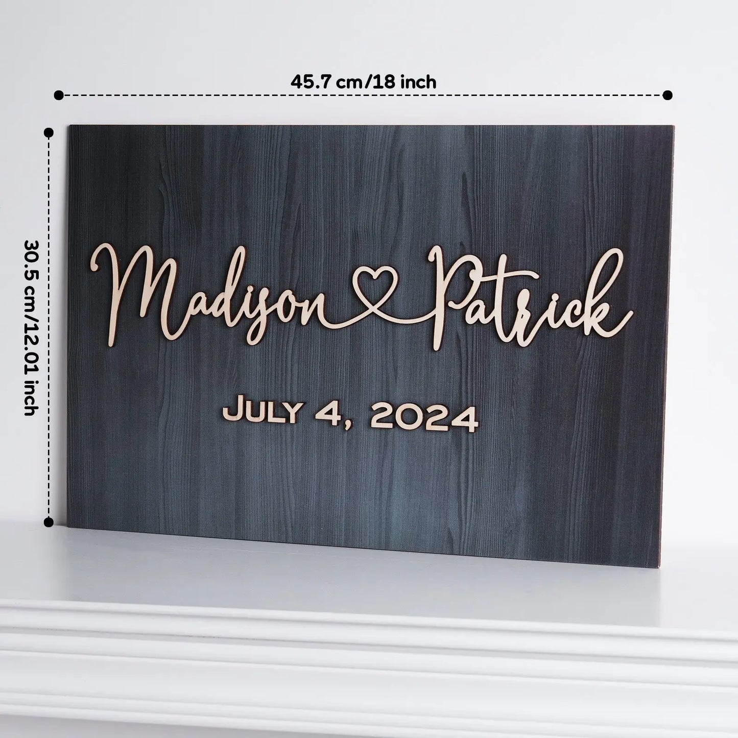 Personalized Wedding Sign Wedding Welcome Sign for Wedding Entrance